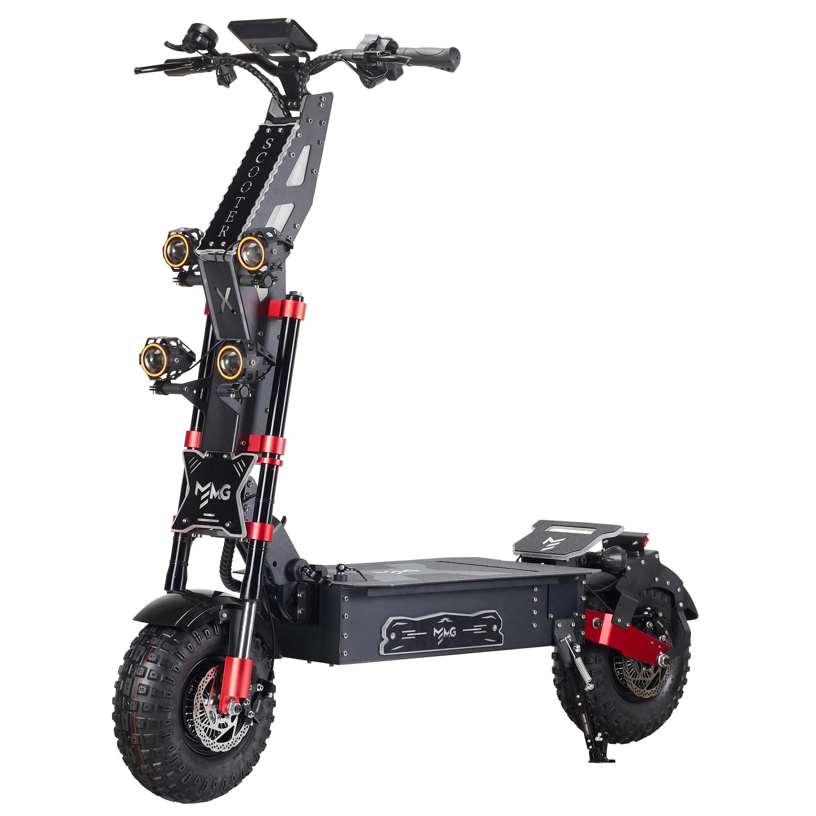 X7 Electric Scooter-2 x 4000W Motor-60V 60Ah battery-14 inch tire