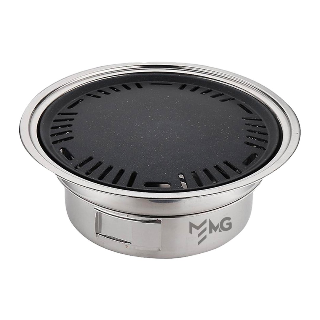 MG Korean style circular grill Made of stainless steel and steel